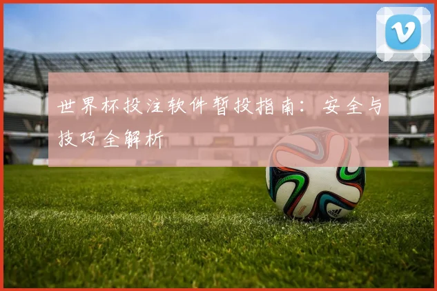 世界杯投注软件暂投指南：安全与技巧全解析